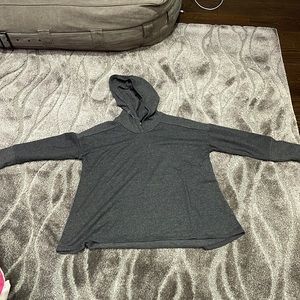 Grey hoodie sweater Lazy Sundays size M.
